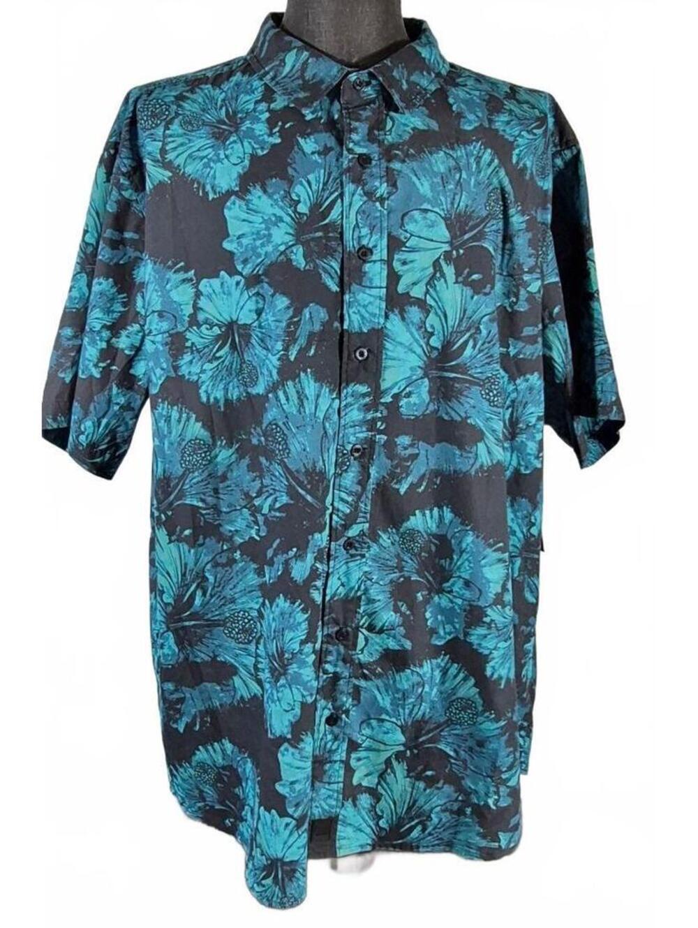 Marc Ecko Cut & Sew 3XL NWT Floral Button Down Shirt Y2K
